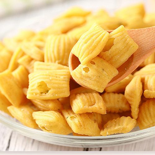 Línea de producción de snacks tipo almohada y palito / snacks fritos