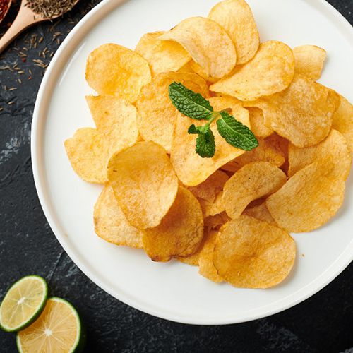 Línea de producción de papas fritas naturales
