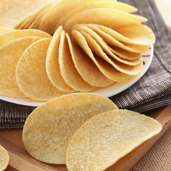 Línea de producción de papas fritas apilables / complejas
