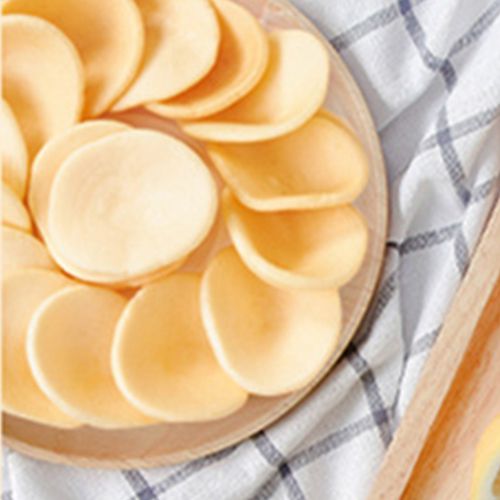 Línea de producción con extrusión de cocción al vapor de pellets de snack/chips de camarones