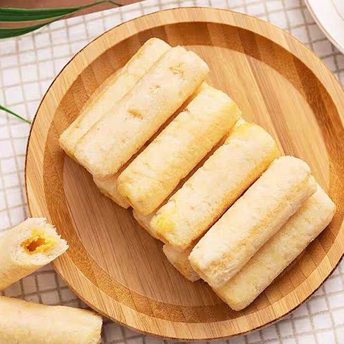 Línea de producción de snacks inflados de expansión directa de doble tornillo (tipo relleno)