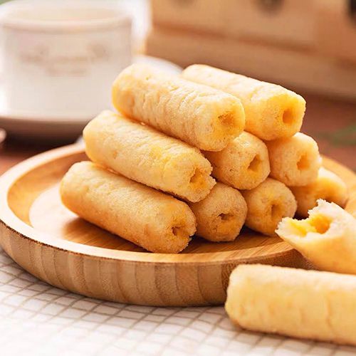 Línea de producción de snacks inflados de expansión directa de doble tornillo (tipo relleno)