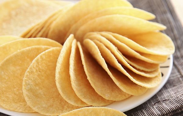 Línea de producción de papas fritas apilables / complejas