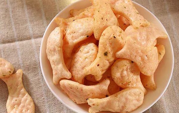 Línea de producción con cocción al vapor de pellets de snack / galletas de camarones