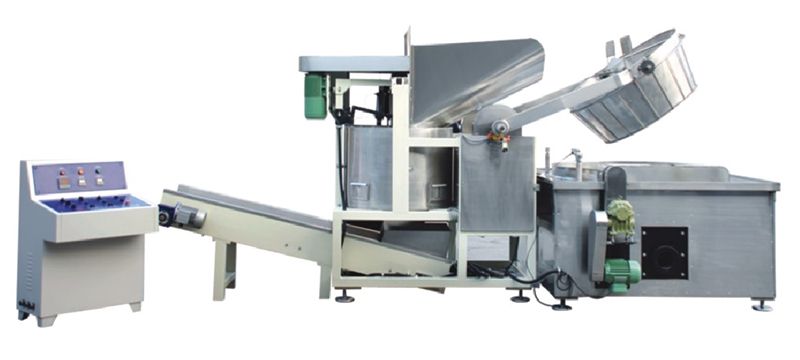 Freidora por lotes con desaceitado centrífugo (120kg/h), 300S