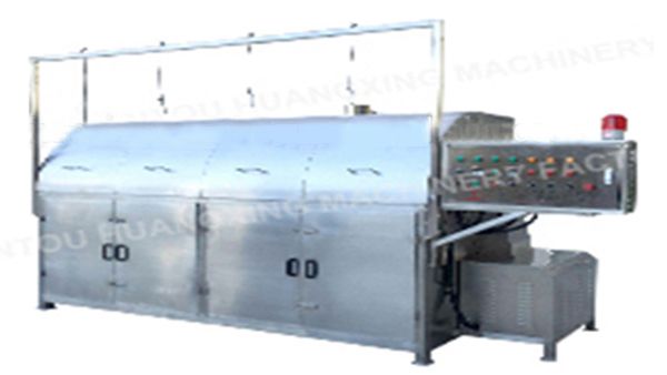 Sistema de secado secundario para papas fritas y tiras de camarones